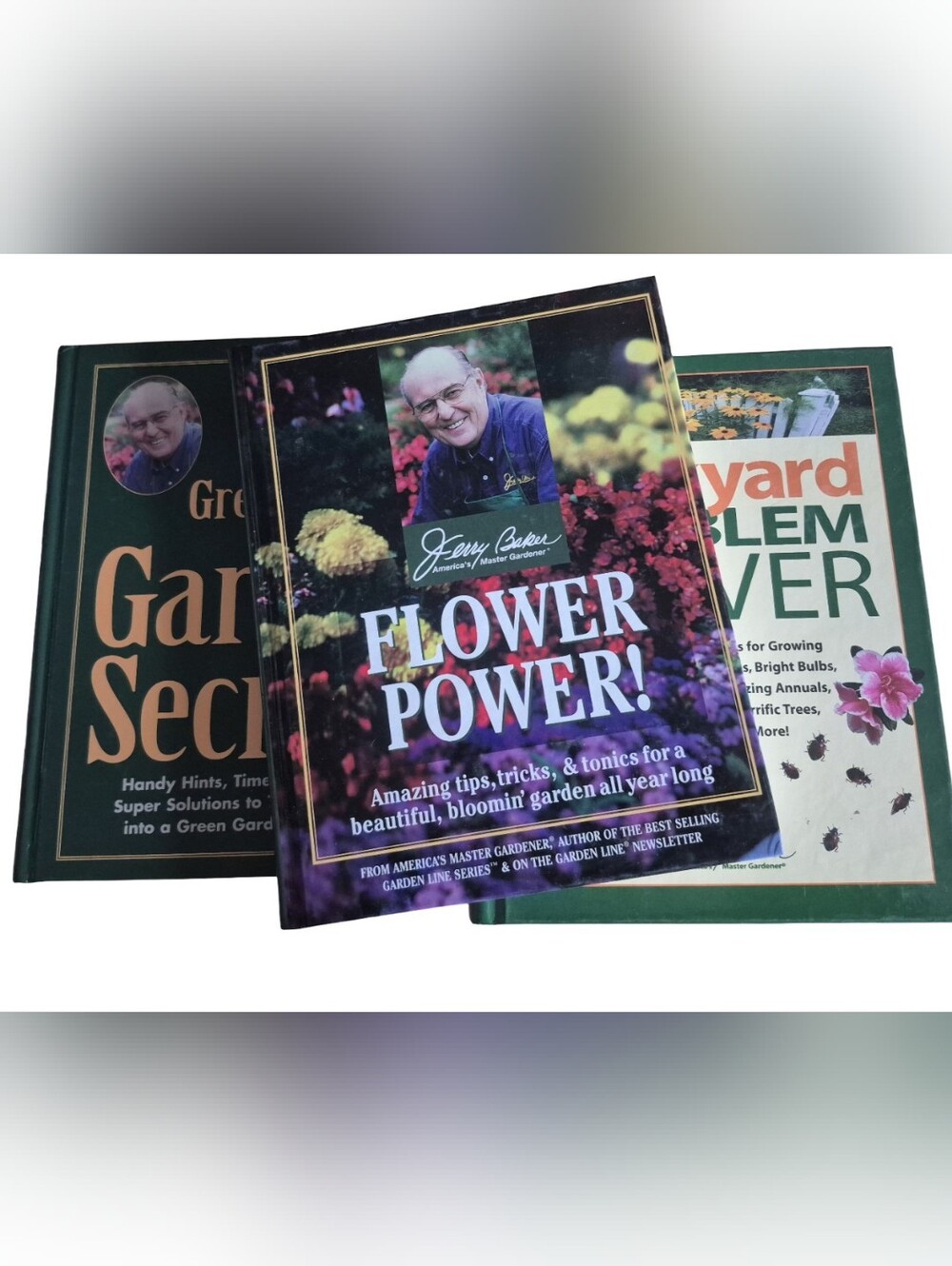 3 Jerry Baker Gardening Books